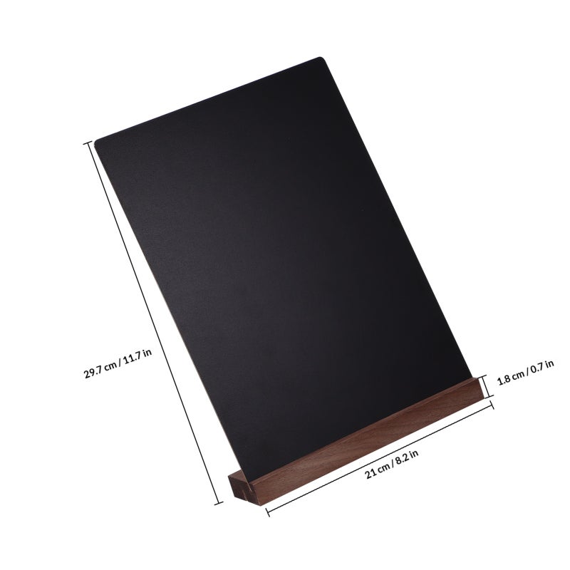Small Chalkboard Sign Tabletop Display Stand Mini Chalkboard Menu Board Message Board Sign Board Mini With Stand - Image 2