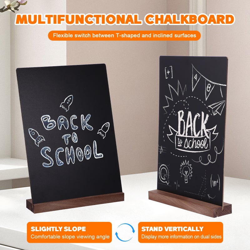 Small Chalkboard Sign Tabletop Display Stand Mini Chalkboard Menu Board Message Board Sign Board Mini With Stand - Image 5