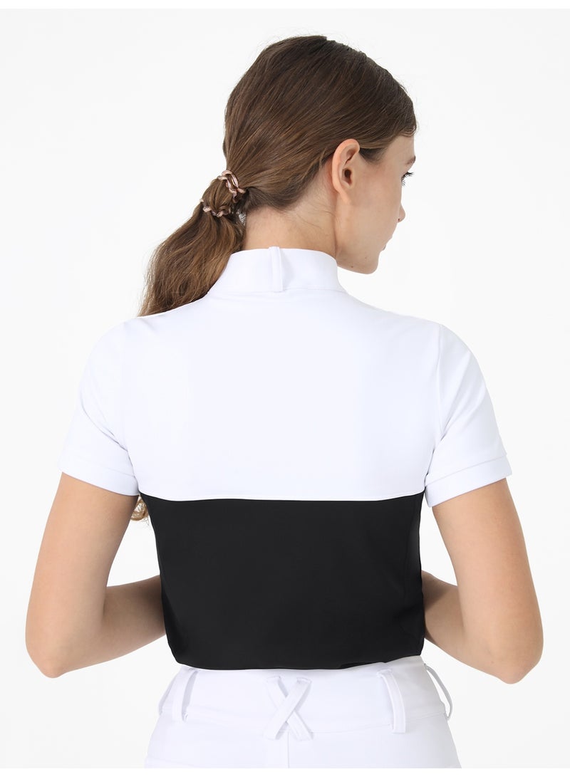 general Equestrian T-Shirts Women Riding Horse Clothes Short Sleeve Show Top - Image 3