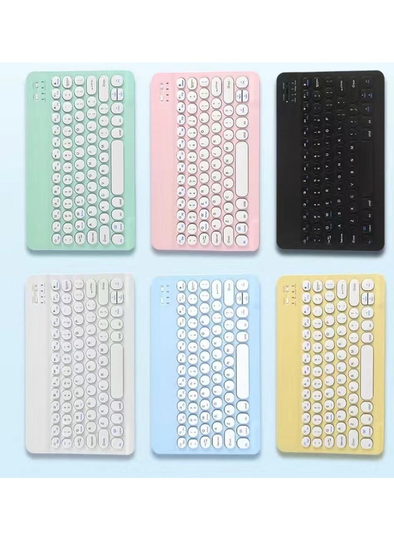 Generic - Applicable to HONOR tablet 9 protective case Spanish Bluetooth keyboard 12.1-inch HONOR Pad9 soft case siliconeProtective Cover + round cap keyboard Protective Cover + round cap keyboard - Image 1