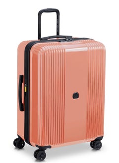DELSEY Paris Ophelie 70cm Hardcase 4 Double Wheel Expandable Check-In Luggage Trolley Glossy Pink - 00389381919ME  - Image 2
