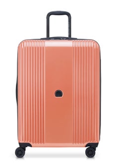 DELSEY Paris Ophelie 70cm Hardcase 4 Double Wheel Expandable Check-In Luggage Trolley Glossy Pink - 00389381919ME  - Image 1