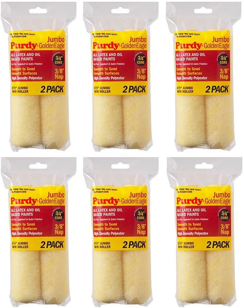 Purdy Golden Eagle Polyester 38 in x 65 in W Mini Paint Roller Cover For Smooth to Semi Smooth Surfaces - Image 1