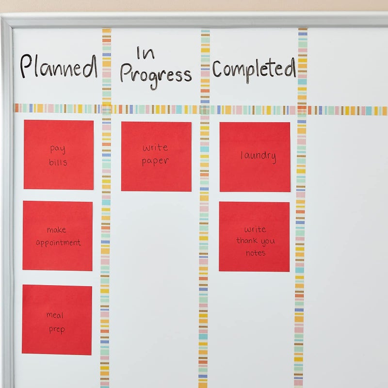 Juvale Sticky Notes - Bulk Red Sticky Notes - Self-Stick Pads for Home Office & Teacher Supplies - for Classroom Must Haves & School Supplies - 3 x 3 in, Pack of 8, 800 Sheets - Image 3