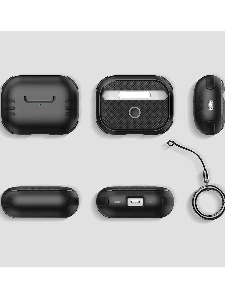 AirPods Pro 2 2nd Case Cover for Women Men, Cat Shaped Design Protective Cases with Carabiner Compatible with AirPods Pro 2 Generation 2022 Purple - Image 2