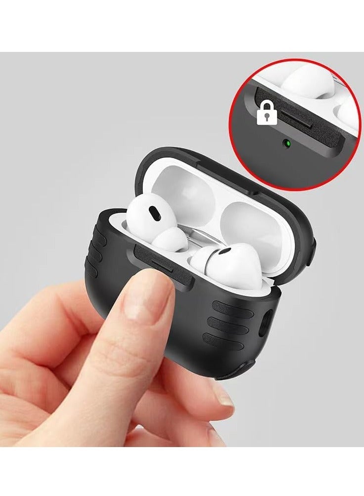 AirPods Pro 2 2nd Case Cover for Women Men, Cat Shaped Design Protective Cases with Carabiner Compatible with AirPods Pro 2 Generation 2022 Purple - Image 5