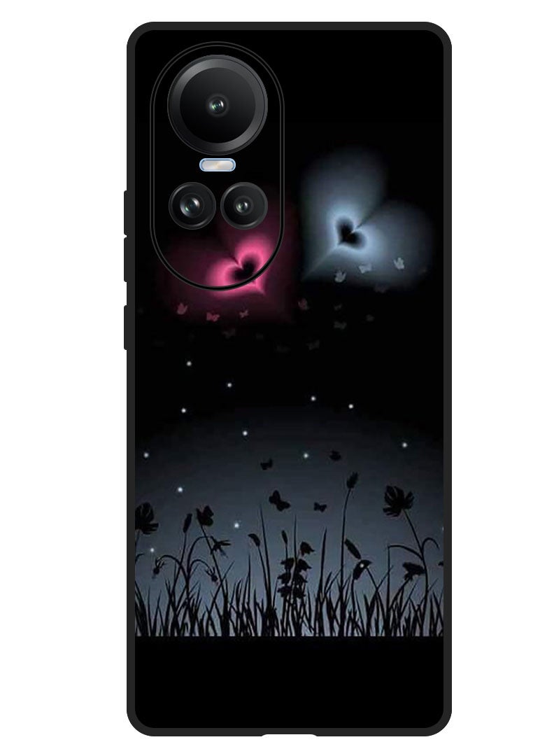 Theodor Protective Case Anti Scratch Shock Proof Bumper Cover For Oppo Reno 10/10 Pro Two Hearts (2)  - Image 1