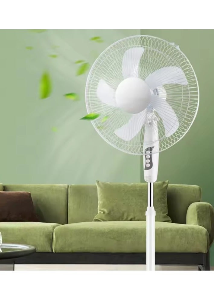 مايكروبلس مروحة مع حامل 16 بوصة 3 سرعات 60 واط أبيض - Image 1