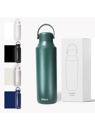 Botella Slim Insulated Water Bottle Flask - Portable Leakproof Stainless Steel for Travel, Sports 600ml, Green - pzsku/Z7E1D3B2B64288DD24A0EZ/45/1749394383/5cedf3e5-f963-4438-b70c-0db690cc5408