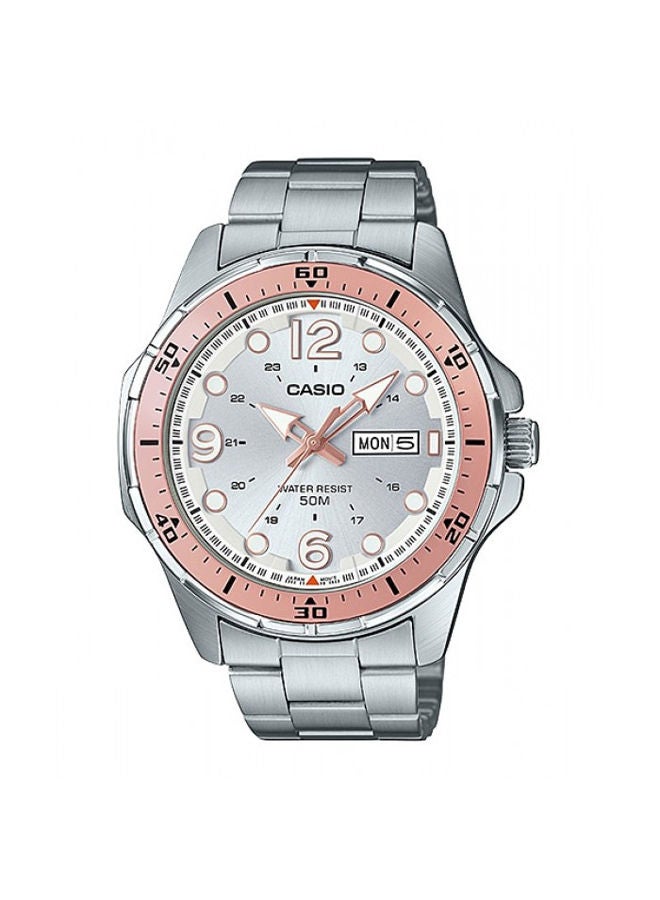 CASIO Stainless Steel Analog Watch MTD-100D-7A1VDF - Image 1