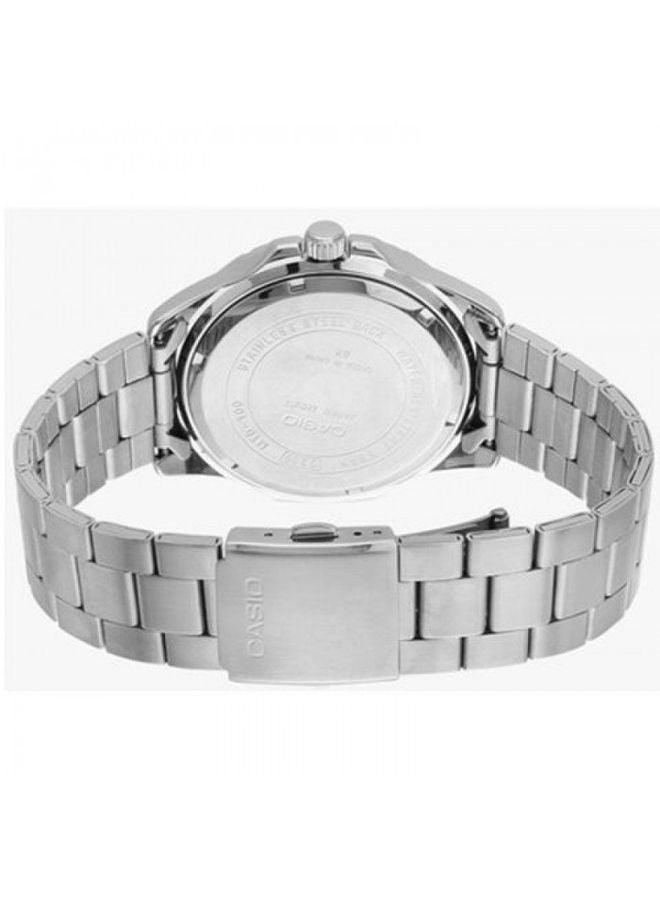 CASIO Stainless Steel Analog Watch MTD-100D-7A1VDF - Image 2
