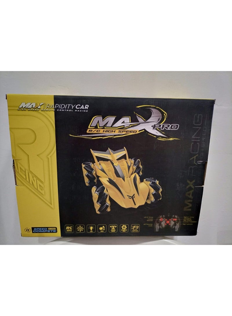 ماكس برو عربية شحن للأطفال متعددة الألوان بخمس اتجاهات – ريموت كنترول بسرعة عالية مع دوران 360° وأضواء وموسيقى - Image 3