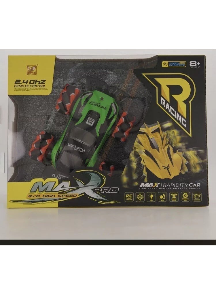 ماكس برو عربية شحن للأطفال متعددة الألوان بخمس اتجاهات – ريموت كنترول بسرعة عالية مع دوران 360° وأضواء وموسيقى - Image 4