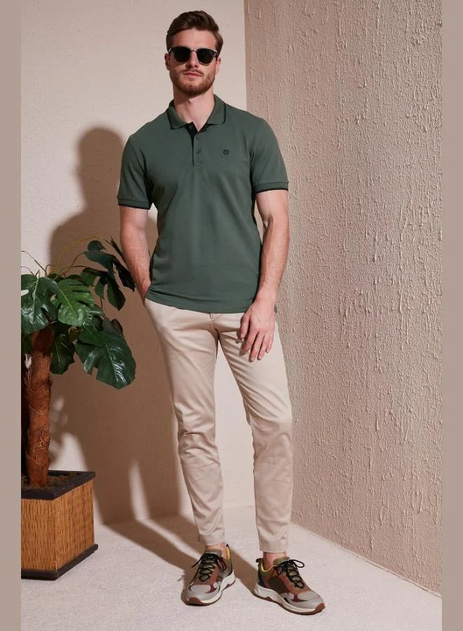 Buratti Buratti 100% Cotton Buttoned Regular Fit Polo Collar T Shirt Men's POLO COLLAR T SHIRT 5902118