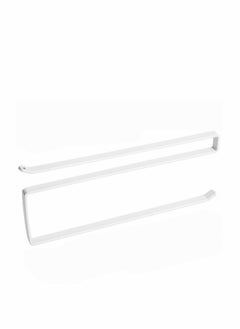 Kitchen Paper Roll Holder and Towel Rack Storage Organizer for Cabinets and Countertops, Under-Cabinet Dispenser for Napkins and Kitchen Rolls