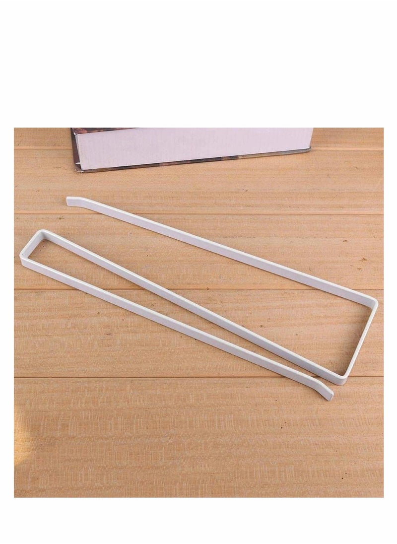 Generic - Kitchen Paper Roll Holder and Towel Rack Storage Organizer for Cabinets and Countertops, Under-Cabinet Dispenser for Napkins and Kitchen Rolls - Image 1