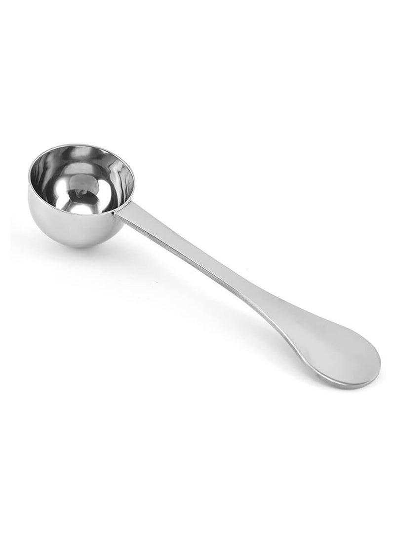2 PCS Coffee Scoop 304 Stainless Steel Spoon with Long Handle for Home Great Measuring Coffee, Tea, Protein Powder, Instant Drinks  - Image 1