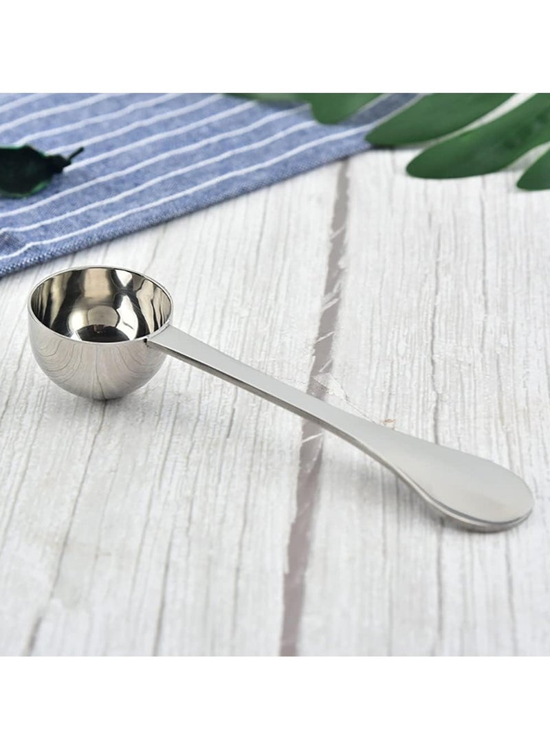 2 PCS Coffee Scoop 304 Stainless Steel Spoon with Long Handle for Home Great Measuring Coffee, Tea, Protein Powder, Instant Drinks  - Image 5