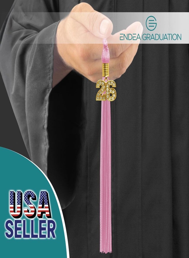 Endea Graduation Single Color Tassel with Gold Bling Charm (Pink, 2026) - Image 2