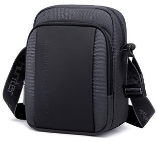K00542 9.7-inch Men Casual Shoulder Bags Waterproof Crossbags, Grey