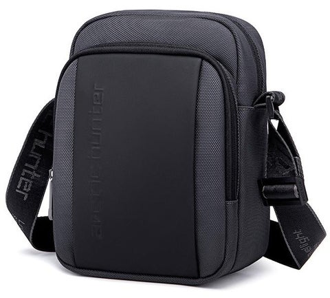 K00542 9.7-inch Men Casual Shoulder Bags Waterproof Crossbags, Grey