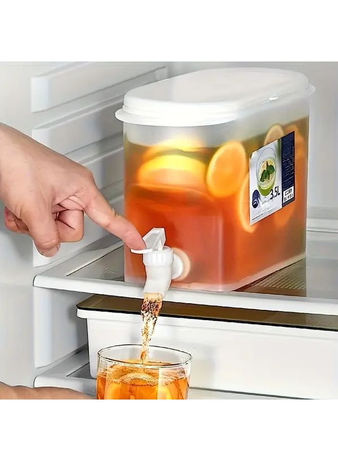 3 5L Large Capacity Beverage Dispenser With Spill Proof Lid Easy Pour Spout - Image 3