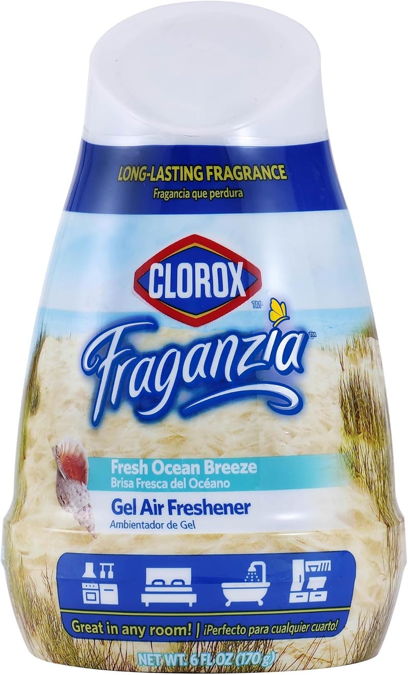 Clorox Fraganzia Gel Air Freshener Cone - Fresh Ocean Breeze, 6oz - Image 1