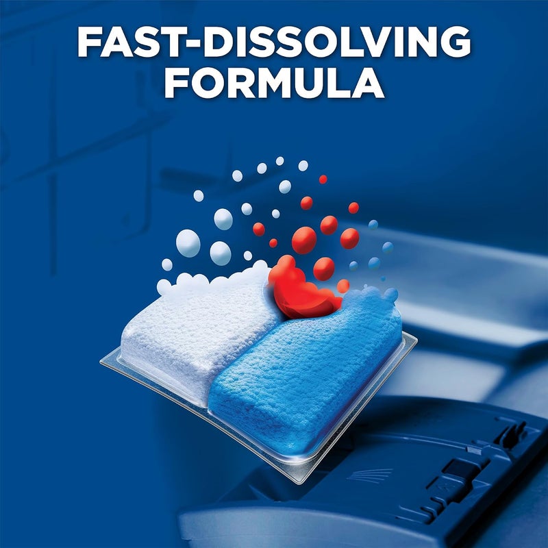 50 Tablets, Powerball Quantum All in 1 Max Dishwasher Tablets |Best ever Clean & Shine | World's #1 Recommended Dishwashing Brand (520g) - Image 3