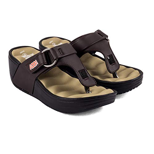 Adda CORAL-7 || Durable & Comfortable || 2D Sole || Lightweight || Fashionable || Super Soft || Outdoor Slipper || Wedges for Women - Image 1