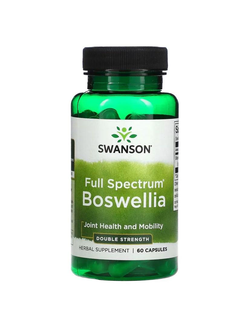 SWANSON Full Spectrum Boswellia Herbal Supplement Supports Joint Integrity, Movement and Flexibility - 60 Capsules