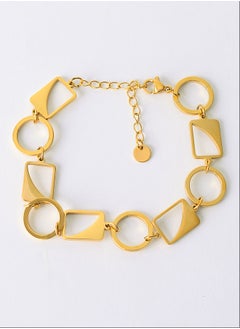 Women's hand bracelet with geometric shapes - pzsku/Z7E1DCC7145AE4E45F89CZ/45/_/1729438320/886cd164-ac60-4551-9b8d-57932723f9dd