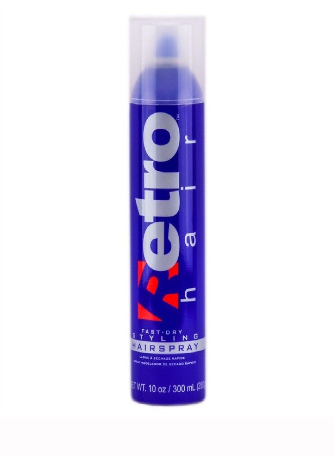 Retro Hair Fast-Dry Aerosal Styling Hairspray, 10 Fluid Ounce