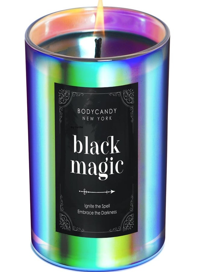 Body Candy BCNY Black Magic Candle – Cool Spiritual Scented Black Candle Enchantment, Scented Aromatherapy Soy Candles Gifts for Men Women – Transform Your Home with Mystical Ambiance – Handcrafted in USA - Image 1