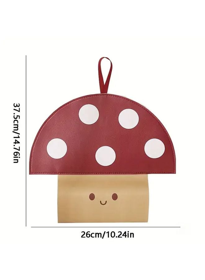 حامل علبة المناديل كرتوني بلون القهوة للمنزل والسيارة مقاوم للماء ومعلق - Image 4