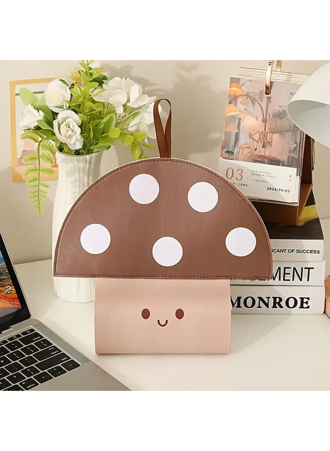 حامل علبة المناديل كرتوني بلون القهوة للمنزل والسيارة مقاوم للماء ومعلق - Image 1