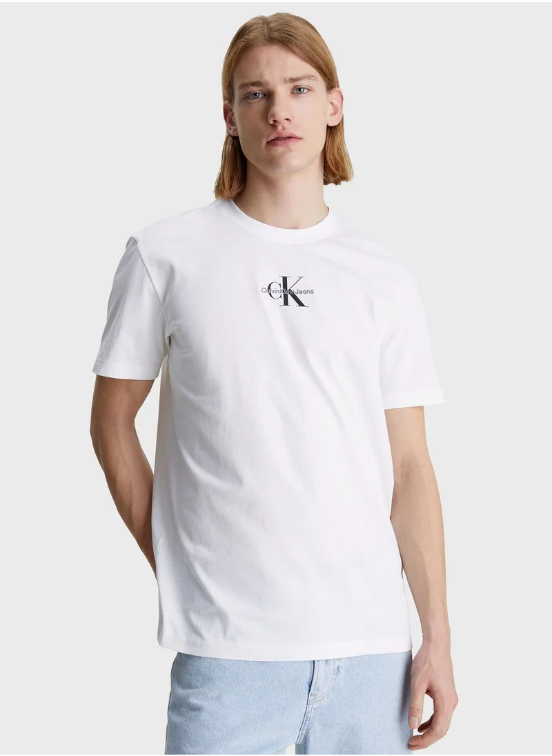 Calvin Klein Jeans Logo Crew Neck T-Shirt