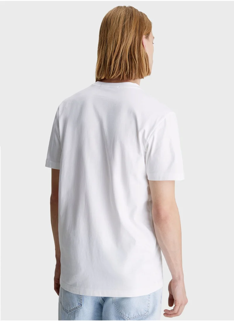 Calvin Klein Jeans Logo Crew Neck T-Shirt