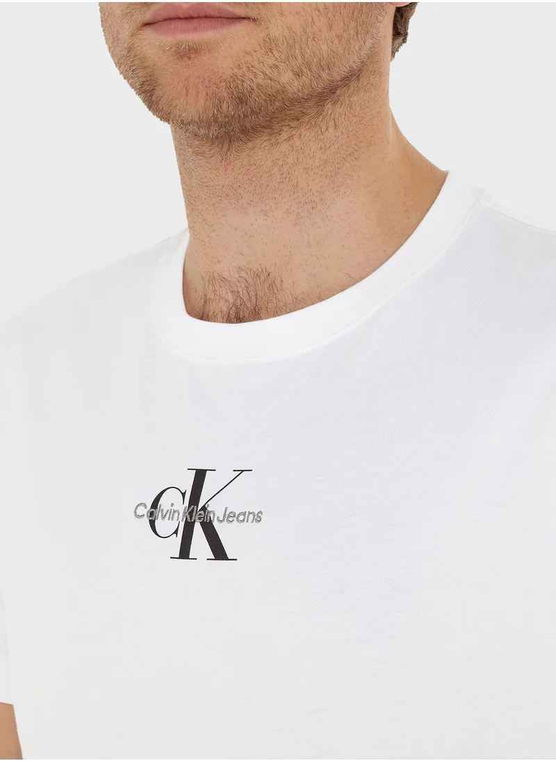Calvin Klein Jeans Logo Crew Neck T-Shirt