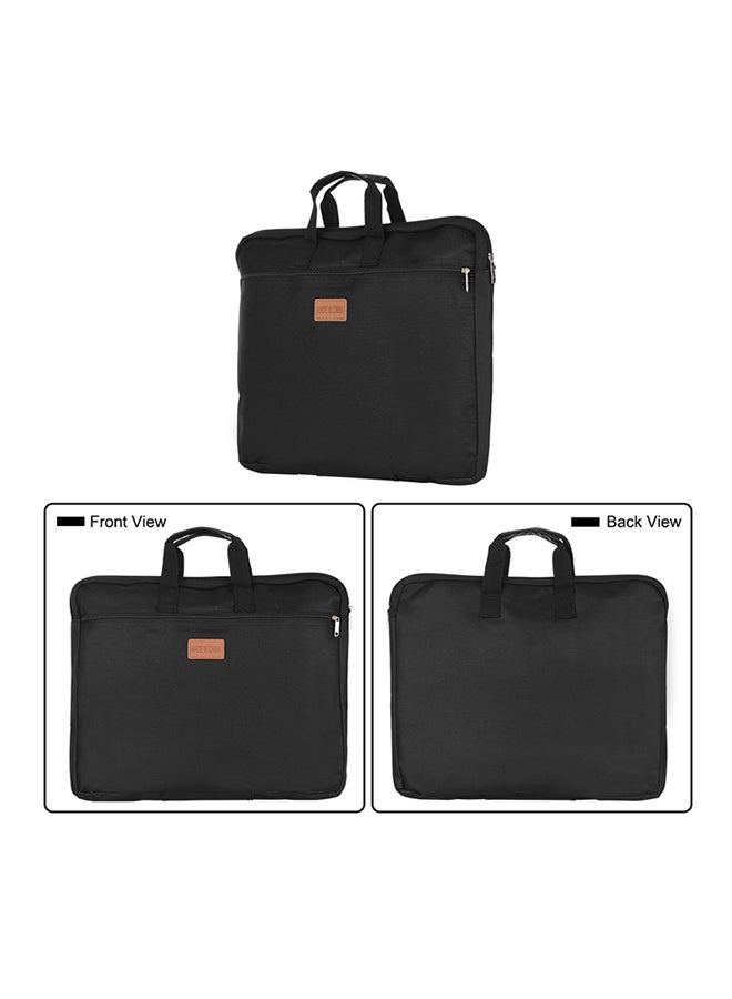 Loquat Double Layer Document Holder Zipper File Bag - Image 4