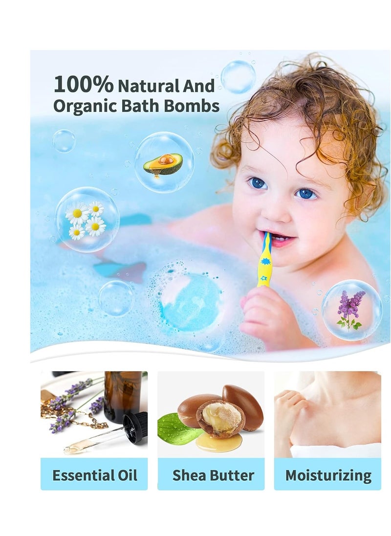 SHARLOVY - Light Up Bath Bombs with Surprise Inside, 4.23 oz Natural Bath Bombs Gift Set 6 with Essential Oils, Magnesium Large Bath Bombs for Women Relaxing Spa Bath Skin Moisturize Gifts for Women - Image 1