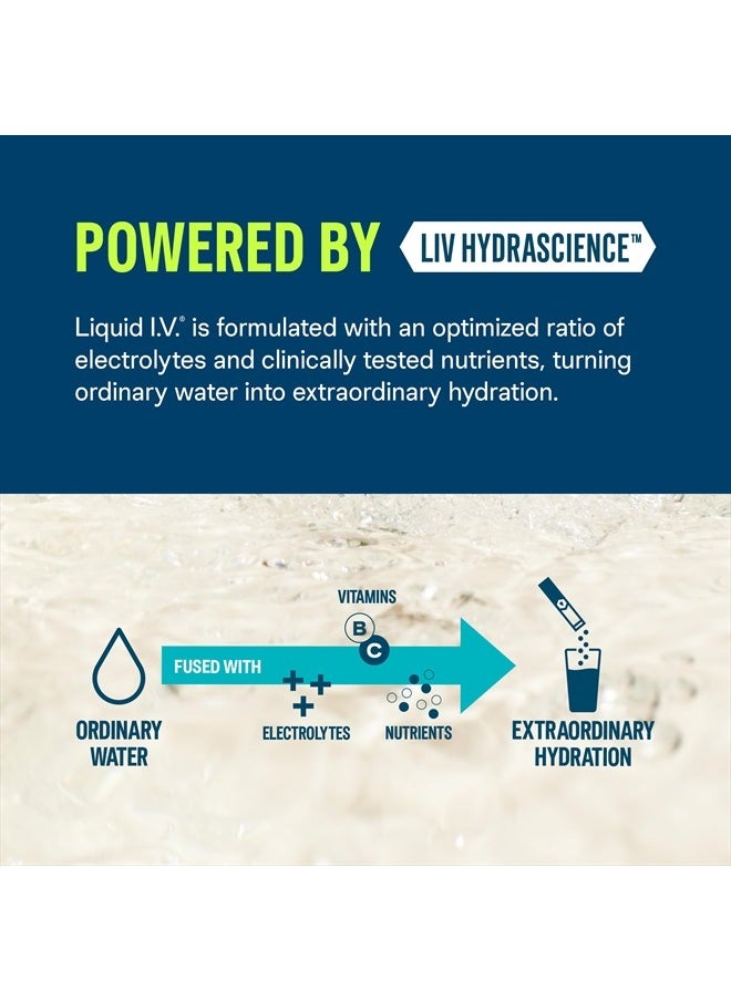 Liquid I.V. - ® Hydration Multiplier® - Concord Grape - Hydration Powder Packets | Electrolyte Powder Drink Mix | Convenient Single-Serving Sticks | Non-GMO | 1 Pack (16 Servings) - Image 1