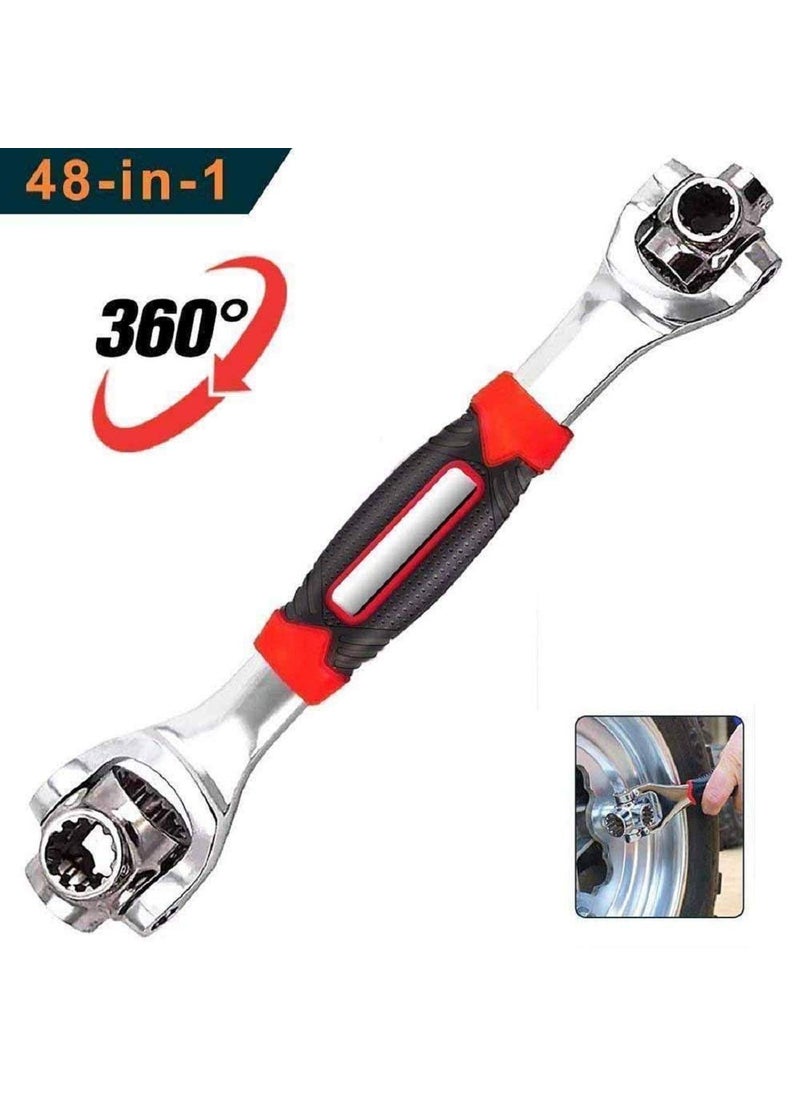 RSP Quality bit RSP Quality bit 48 in 1 Socket Wrench Multifunction Universal Tool with Spline Bolts 360 Degree Revolving Spanner  - Image 2
