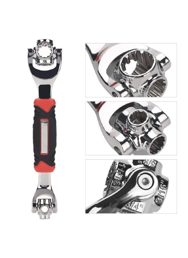 RSP Quality bit RSP Quality bit 48 in 1 Socket Wrench Multifunction Universal Tool with Spline Bolts 360 Degree Revolving Spanner  - Image 3