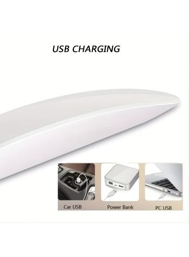 SUNmini Foldable UV LED Nail Lamp, 6W Mini Portable Nail Dryer with 6 LED Beads, Sunlight Simulation, USB Powered UV Lamp, Fast Curing Lamp for Gel Polish, Nail Polish Dryer, UV Light for Gel Nail Polish, Suitable for Home Travel DIY Nail Art Salon (White) - Image 3