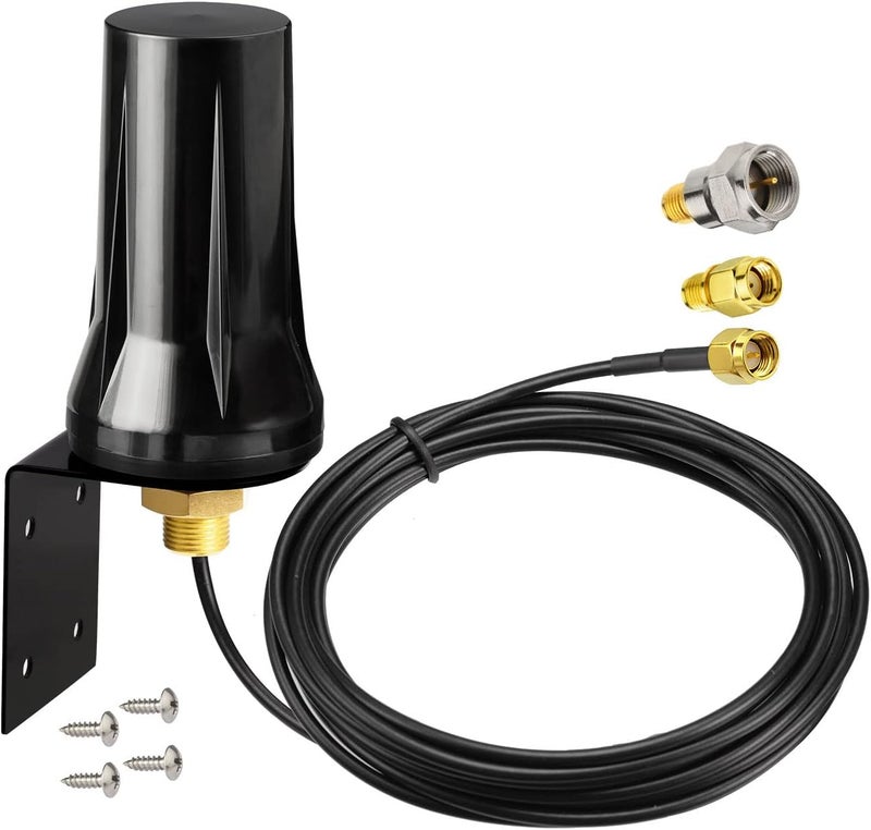 BINGFU Garage Door Gate Opener Antenna for GTO Mighty Mule MM371W MM372W MM571W MM572W MMS100 LiftMaster Ghost Controls Multicode Automatic Gate Opener F Type/SMA/RP-SMA Antenna Extender - Image 1