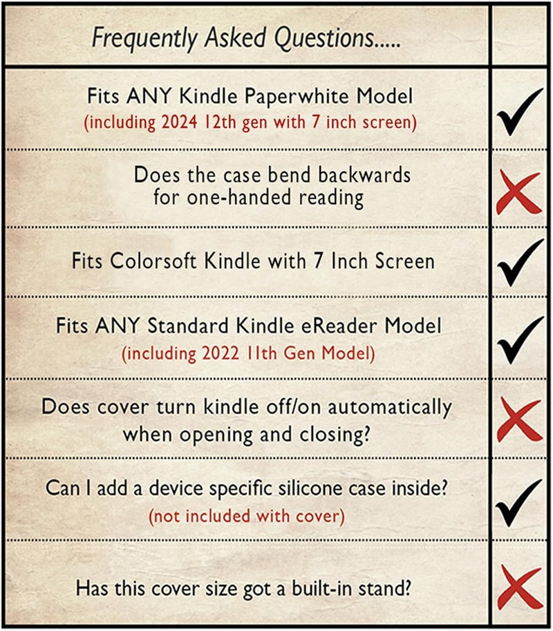 KleverCase Book Style Universal Cover Case for Kindle Paperwhite and Kindle eReaders (includes latest Paperwhite models with 6.8 inch screen)… (Vintage Flowers) - Image 5