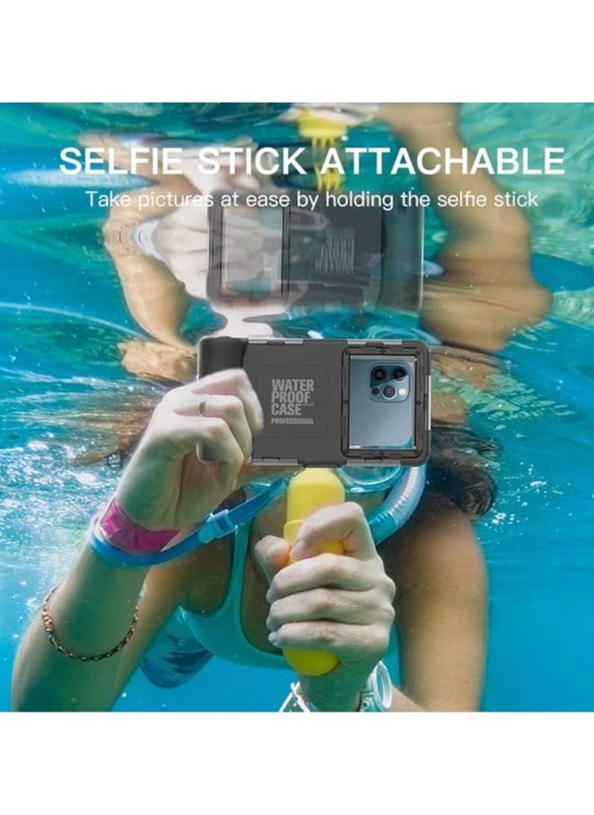 IP68 Waterproof Case for IPhone 16/Plus/Pro/Pro Max,Universal Diving Underwater Phone Case,Sealed Underwater Photography Protective Cover Suitable for Swimming u0026 Snorkeling  - Image 4
