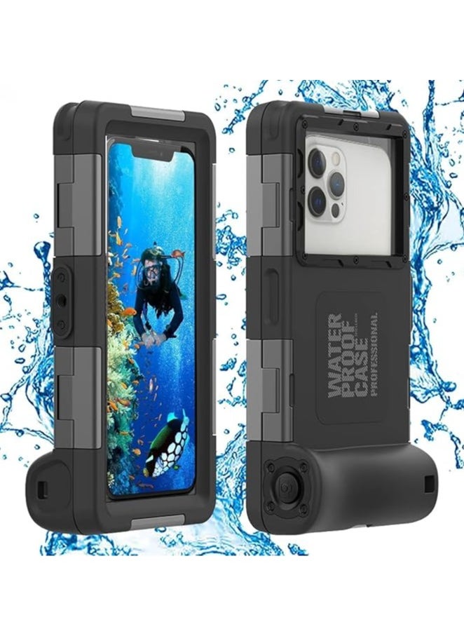 IP68 Waterproof Case for IPhone 16/Plus/Pro/Pro Max,Universal Diving Underwater Phone Case,Sealed Underwater Photography Protective Cover Suitable for Swimming u0026 Snorkeling  - Image 1