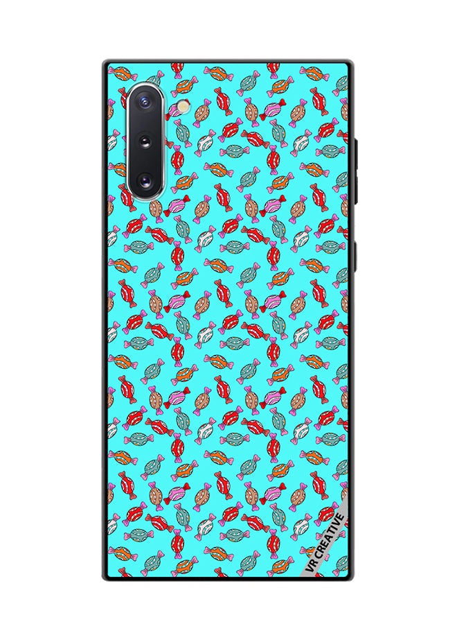 VR CREATIVE Protective Case Cover For Samsung Galaxy Note10 5G Trendy Raster Design Multicolour - Image 1