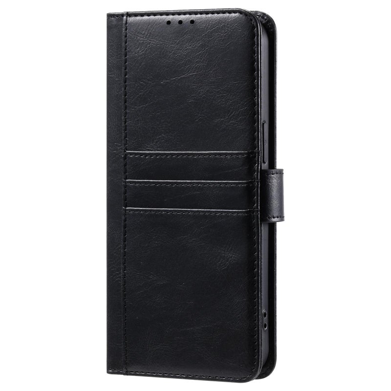 erorex For Motorola Edge 60 Pro Simple 6-Card Wallet Leather Phone Case(Black) - Image 3